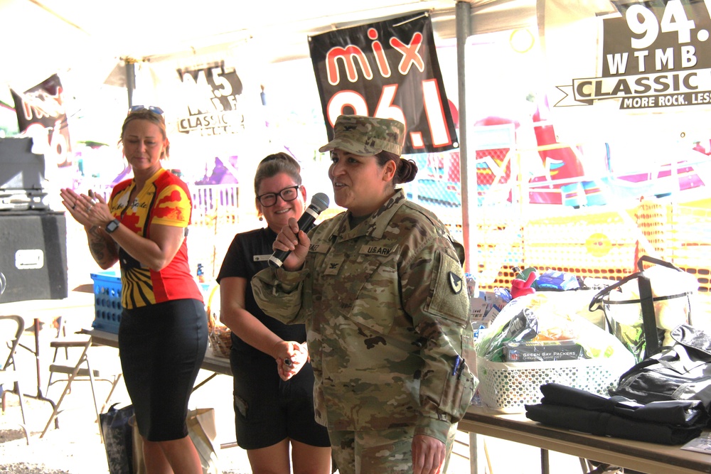 New Fort McCoy Garrison commander, garrison command team support opening event for 2024 Monroe County Fair