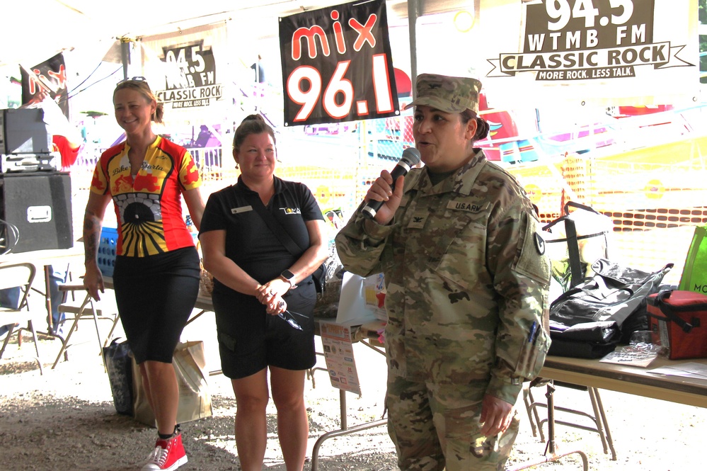 New Fort McCoy Garrison commander, garrison command team support opening event for 2024 Monroe County Fair