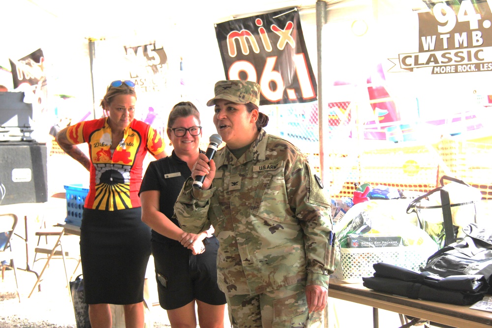 New Fort McCoy Garrison commander, garrison command team support opening event for 2024 Monroe County Fair