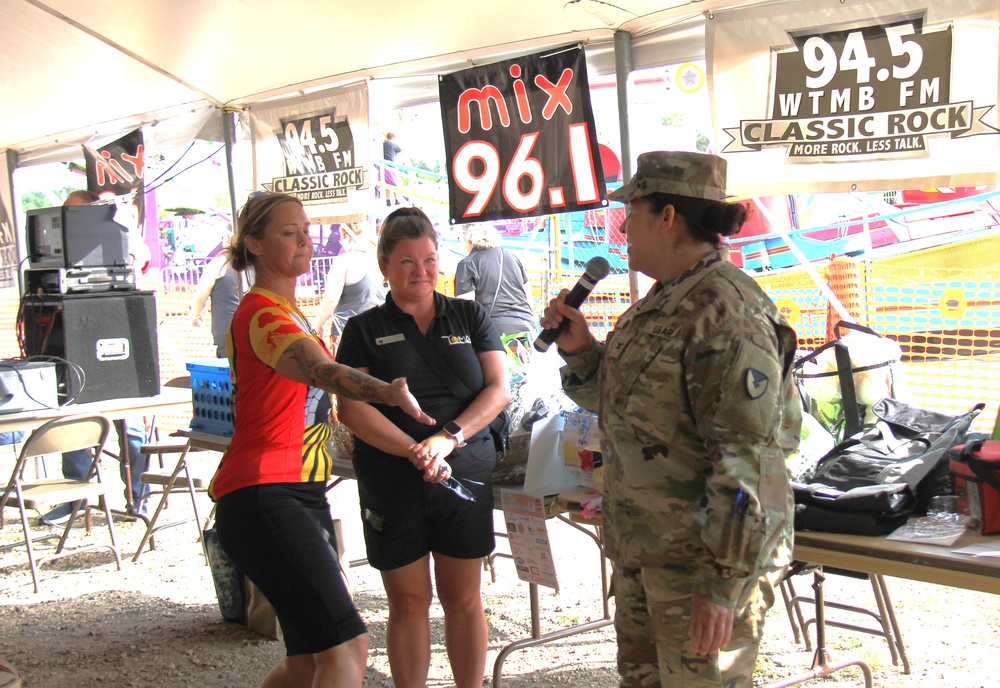 New Fort McCoy Garrison commander, garrison command team support opening event for 2024 Monroe County Fair