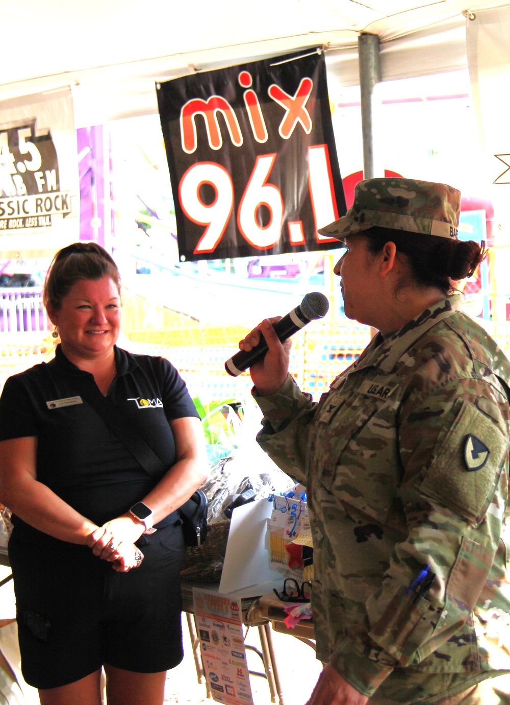 New Fort McCoy Garrison commander, garrison command team support opening event for 2024 Monroe County Fair