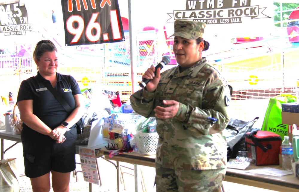New Fort McCoy Garrison commander, garrison command team support opening event for 2024 Monroe County Fair