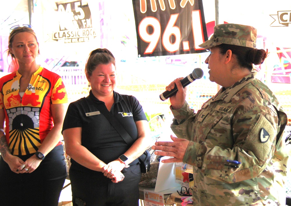 New Fort McCoy Garrison commander, garrison command team support opening event for 2024 Monroe County Fair