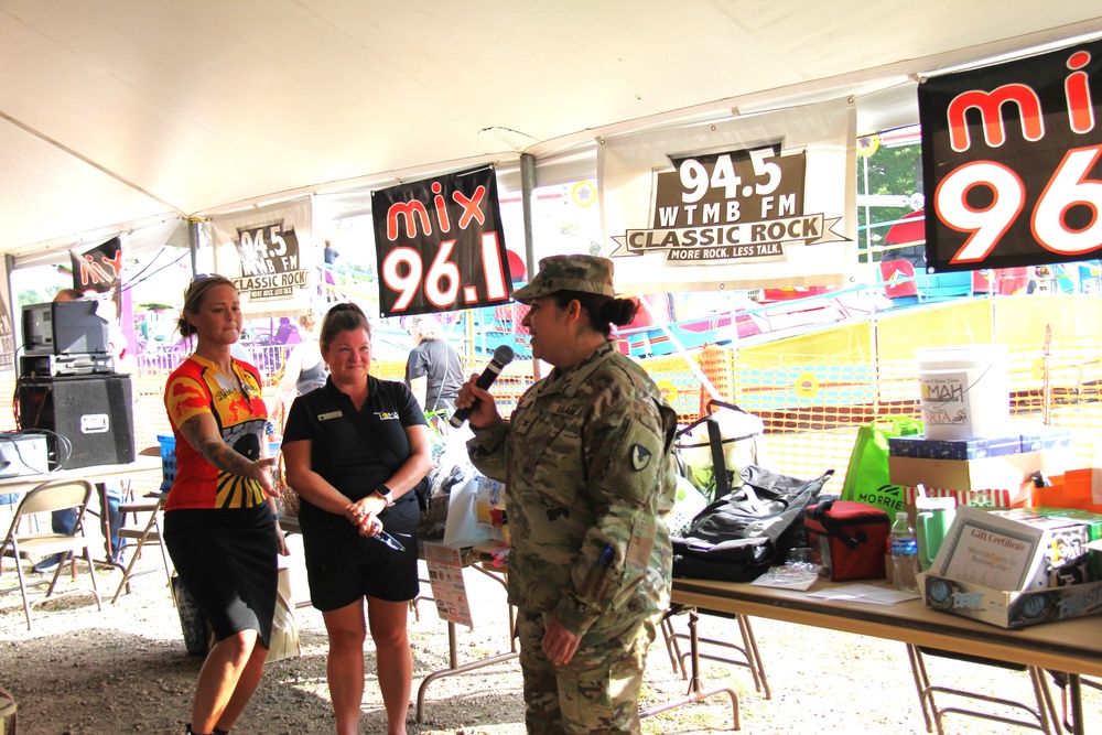 New Fort McCoy Garrison commander, garrison command team support opening event for 2024 Monroe County Fair