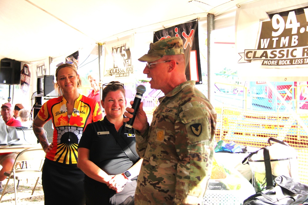 New Fort McCoy Garrison commander, garrison command team support opening event for 2024 Monroe County Fair