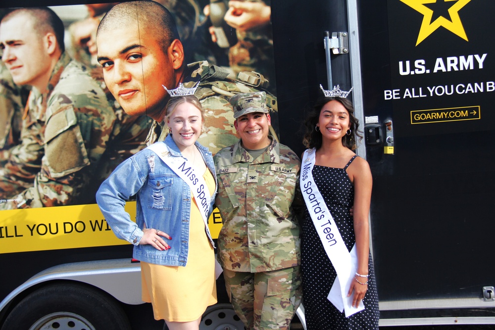 New Fort McCoy Garrison commander, garrison command team support opening event for 2024 Monroe County Fair