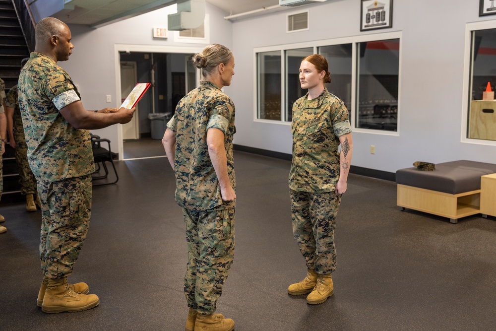 Sgt. Mary Kohlmann; Meritorious Promotion to Sergeant