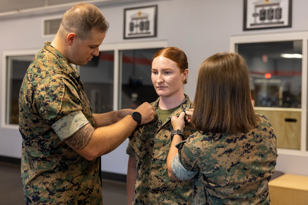 Sgt. Mary Kohlmann; Meritorious Promotion to Sergeant