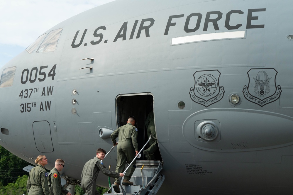 Embry-Riddle ROTC Tours JB Charleston