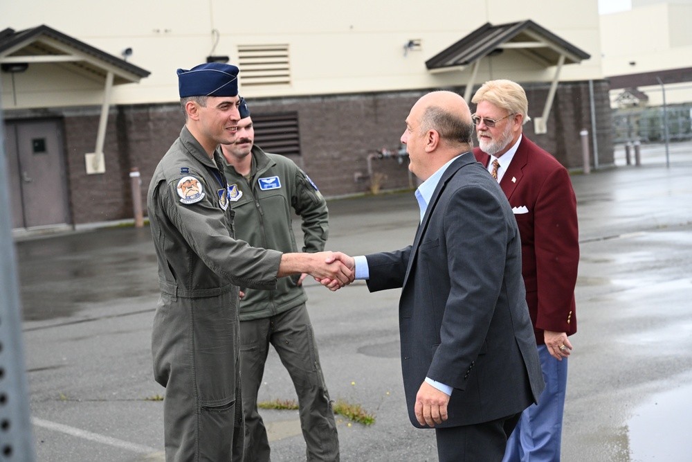 The Hon. Ronald T. Keohane visits Joint Base Elmendorf-Richardson