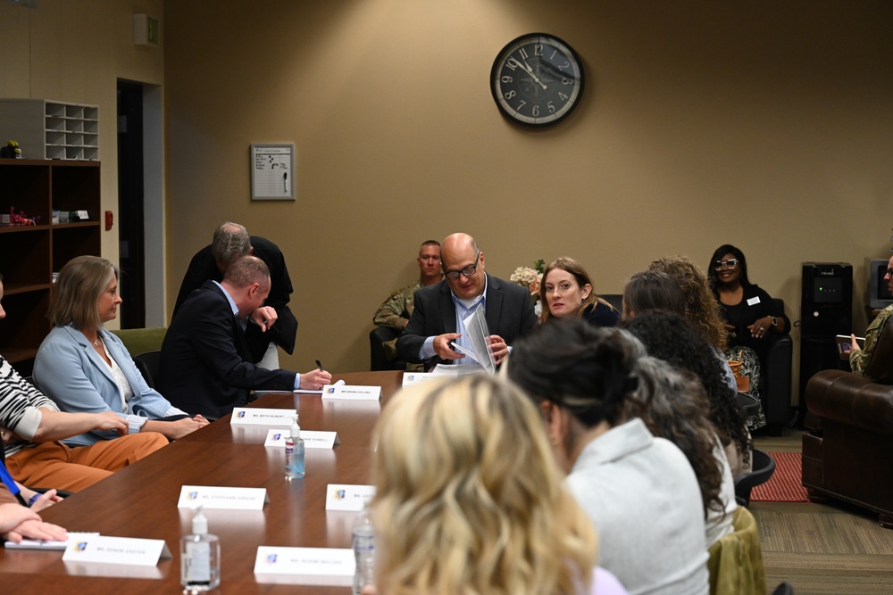 The Hon. Ronald T. Keohane visits Joint Base Elmendorf-Richardson