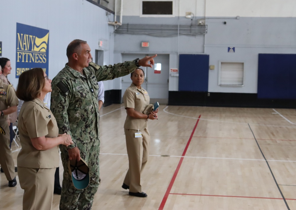 CNO makes pivotal visit to Huntington Hall