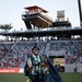 Navy Parachute Team Drops into International Friendly