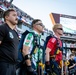 Navy Parachute Team Drops into International Friendly