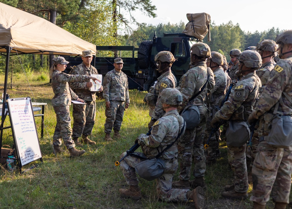 U.S. Army Europe and Africa Best Squad Competition: Land Navigation