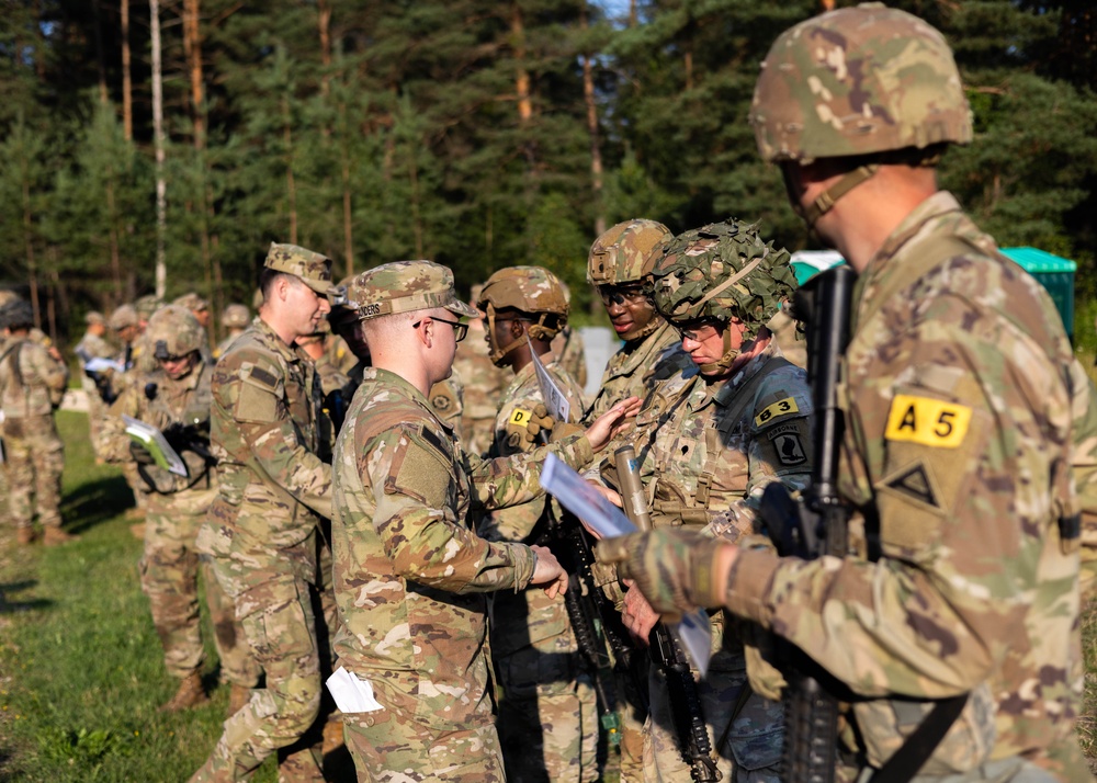 U.S. Army Europe and Africa Best Squad Competition: Land Navigation