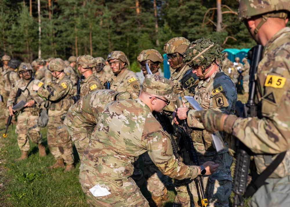 U.S. Army Europe and Africa Best Squad Competition: Land Navigation