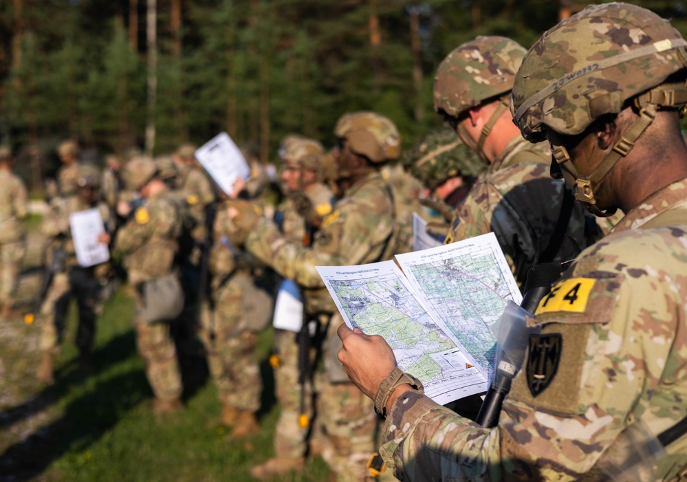 U.S. Army Europe and Africa Best Squad Competition: Land Navigation