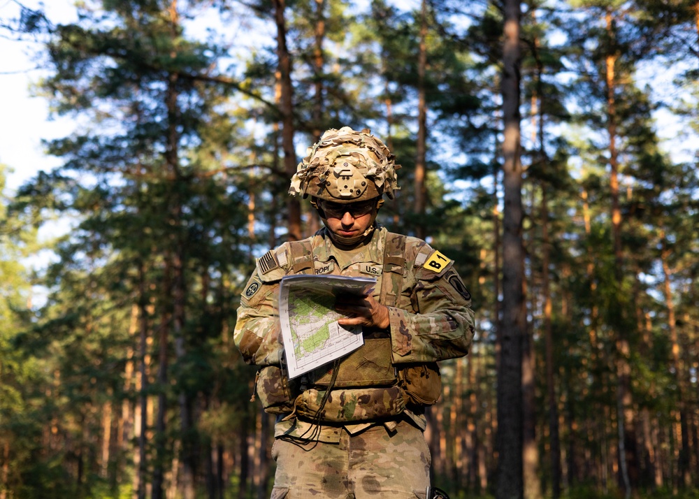 U.S. Army Europe and Africa Best Squad Competition: Land Navigation