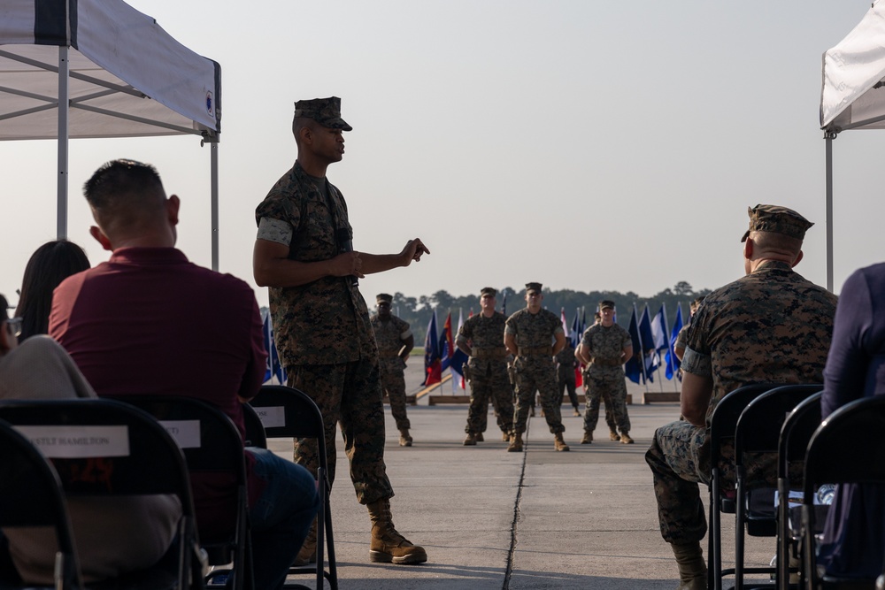 Marine Light Attack Helicopter Squadron 167 Relief and Appointment Ceremony