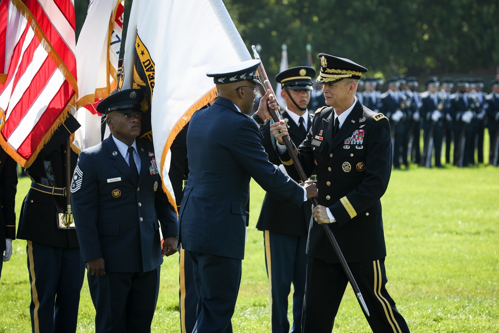 Hokanson relinquishes role as 29th Chief, National Guard Bureau