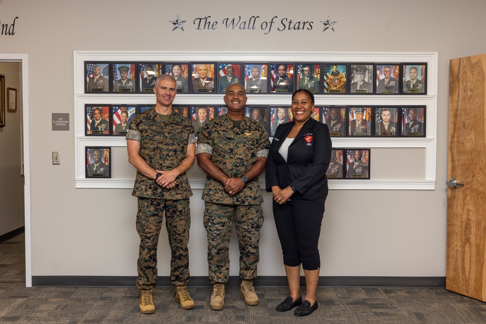 Lt. Gen. Brian Cavanaugh visits the Montford Point Marine Museum