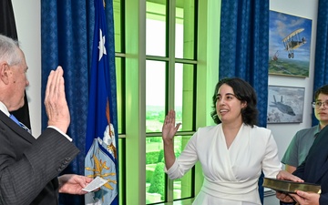 SecAF Kendall swears-in USecAF Dalton