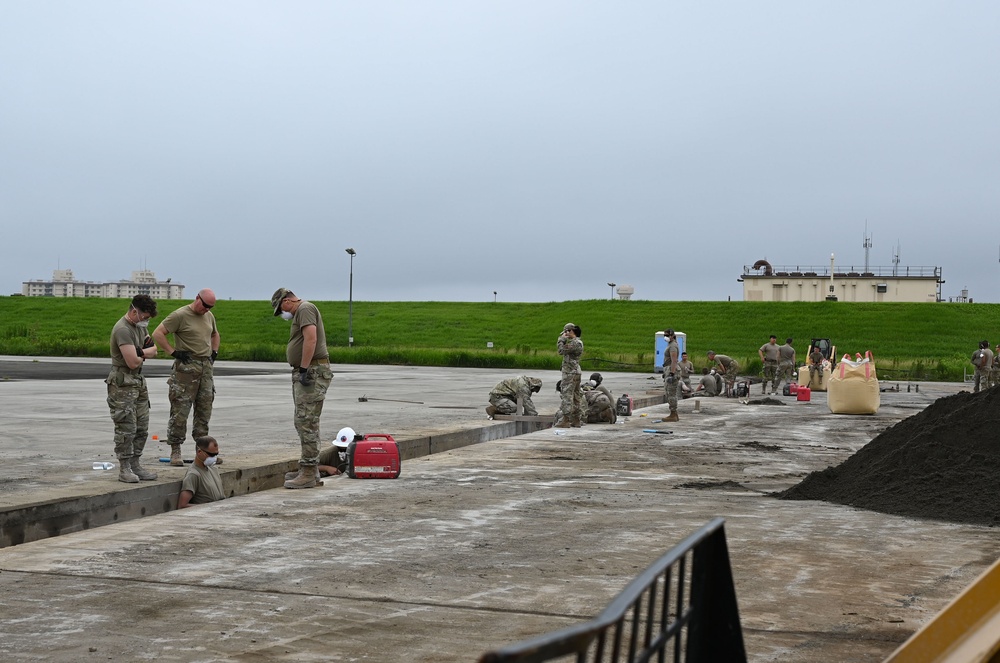 155th Civil Engineering Squadron deployment for training at Yokota Air Base
