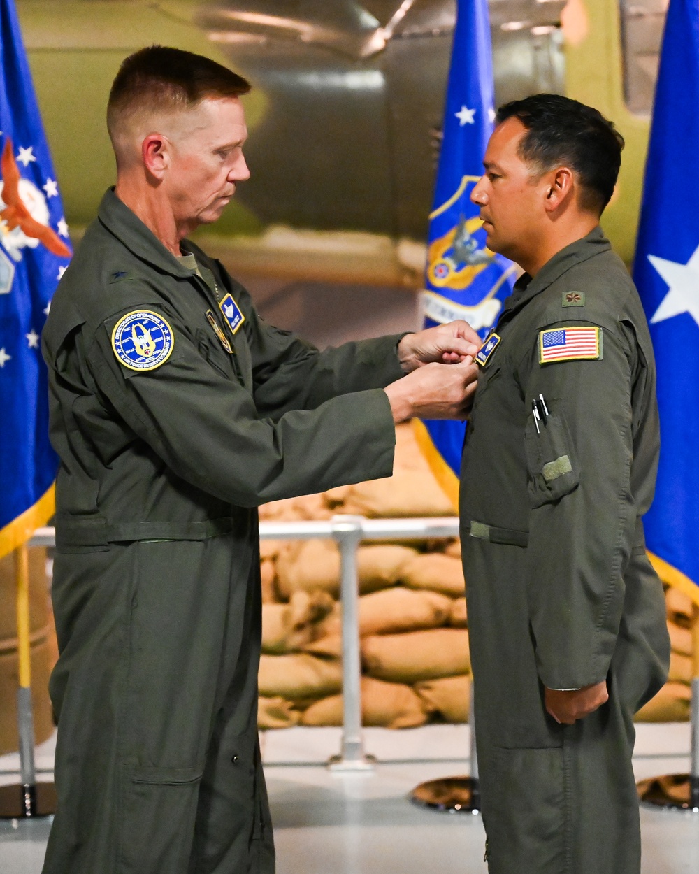 Maj. Michael Medrano receives Airman's Medal for heroism