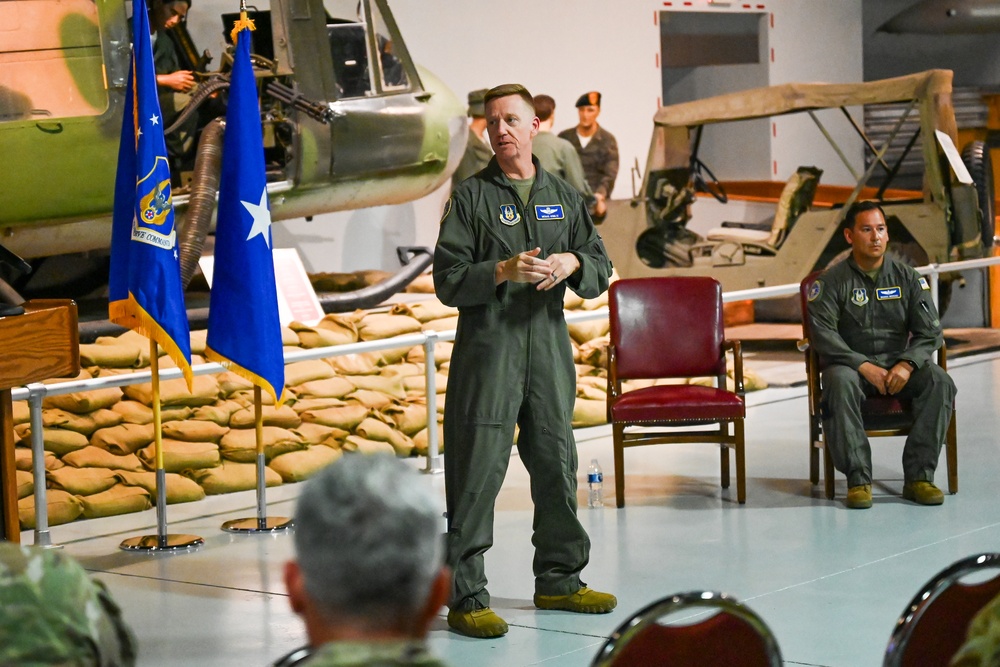 Maj. Michael Medrano receives Airman's Medal for heroism