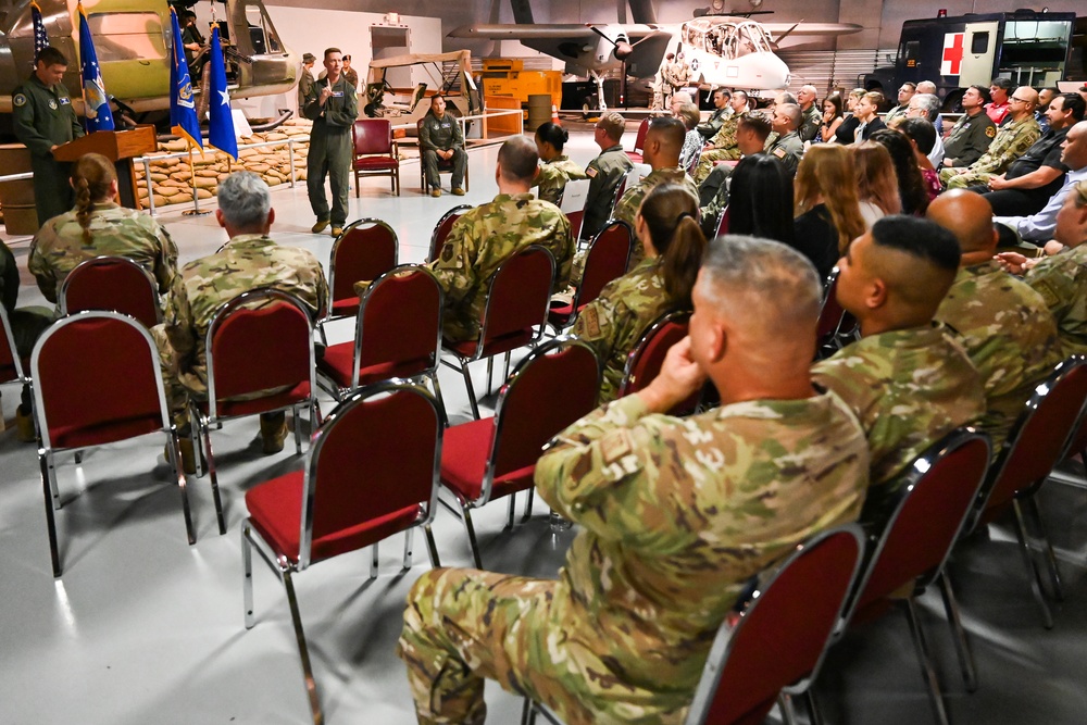 Maj. Michael Medrano receives Airman's Medal for heroism