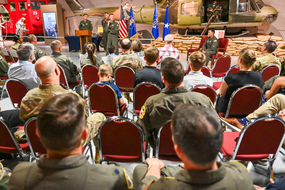 Maj. Michael Medrano receives Airman's Medal for heroism