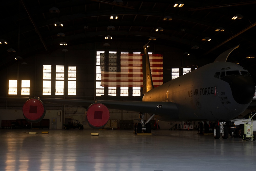 Passing the guidon: Col. Edward Szczepanik takes command of the 6th Air Refueling Wing