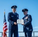 Passing the guidon:  Col. Edward Szczepanik takes command of the 6th Air Refueling Wing