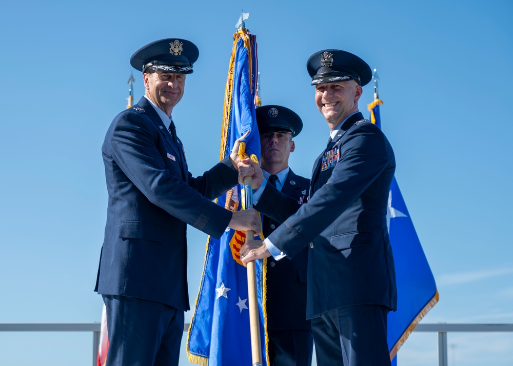 Passing the guidon: Col. Edward Szczepanik takes command of the 6th Air Refueling Wing