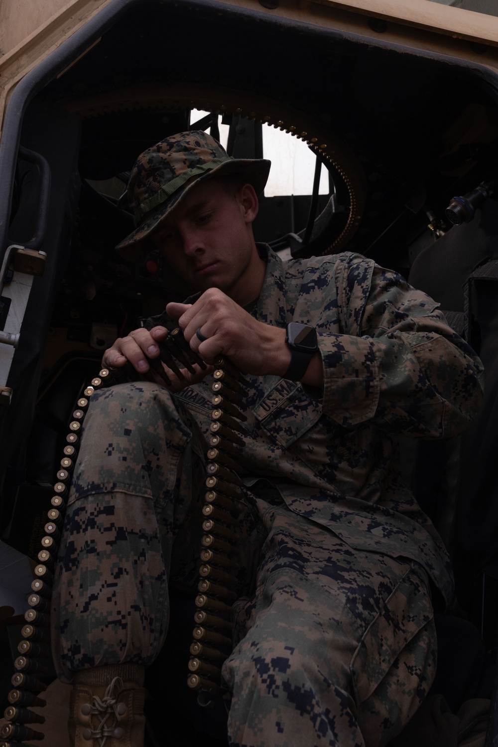 I MSB Marines participate in tactical convoy course