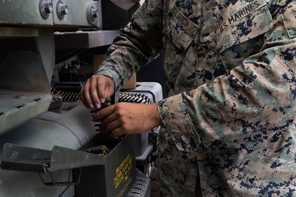 I MSB Marines participate in tactical convoy course