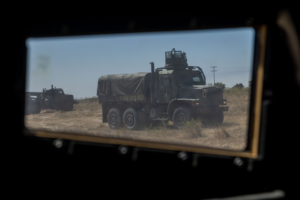 I MSB Marines participate in tactical convoy course