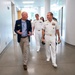 Navy Admiral Visits with North Dakota State University Students and Research Institutions