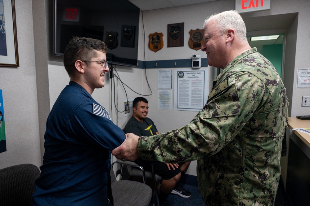 MCPON receives Quality of Service updates at Huntington Ingalls Industries (HII) Newport News Shipbuilding (NNS)