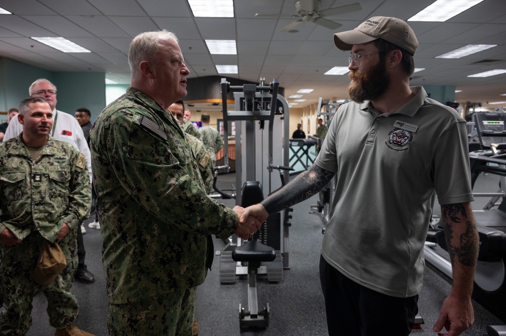 MCPON receives Quality of Service updates at Huntington Ingalls Industries (HII) Newport News Shipbuilding (NNS)