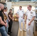 Navy Admiral Visits with North Dakota State University Students and Research Institutions