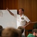 Navy Admiral Visits with North Dakota State University Students and Research Institutions