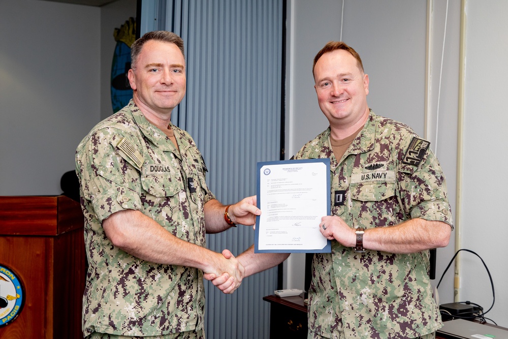 Commander Submarine Squadron 11 Awards-At-Quarters