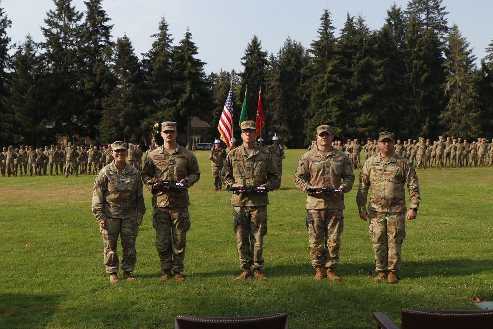 Officer candidates are recognized at graduation ceremony