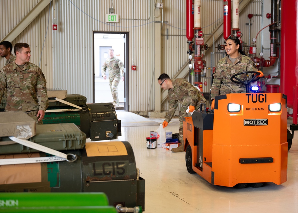 JBLM Airmen, Soldiers prepare equipment for OKR