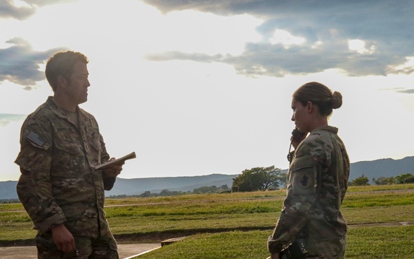 US, Colombian paratroopers conduct medical rehearsals before HYDRA III 2024 airborne jump