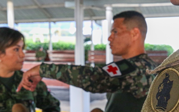 US, Colombian paratroopers conduct medical rehearsals before HYDRA III 2024 airborne jump