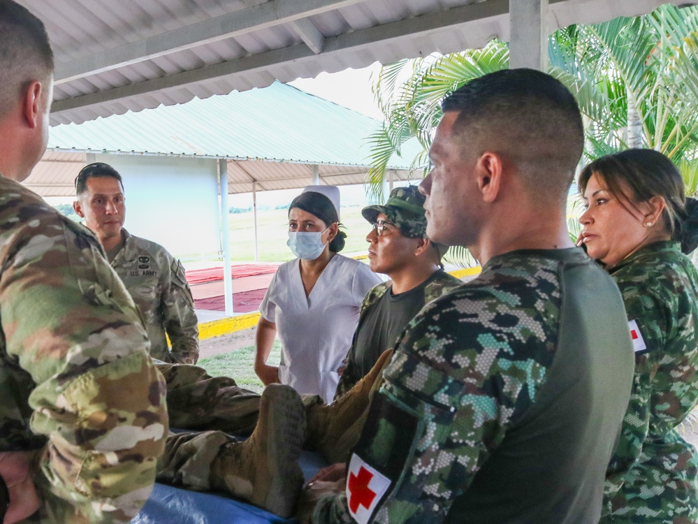 US, Colombian paratroopers conduct medical rehearsals before HYDRA III 2024 airborne jump