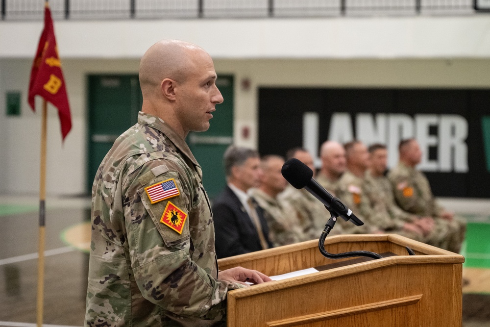 Historic Deployment: First time in 70 years, the Wyoming Army Guard 2-300th Field Artillery Regiment deploys together